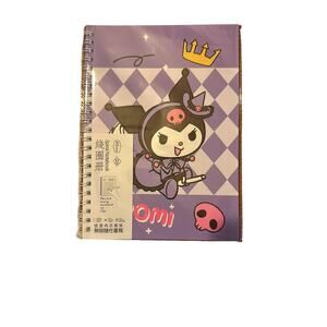 Kuromi Spiral Lined Page Notebook NWT